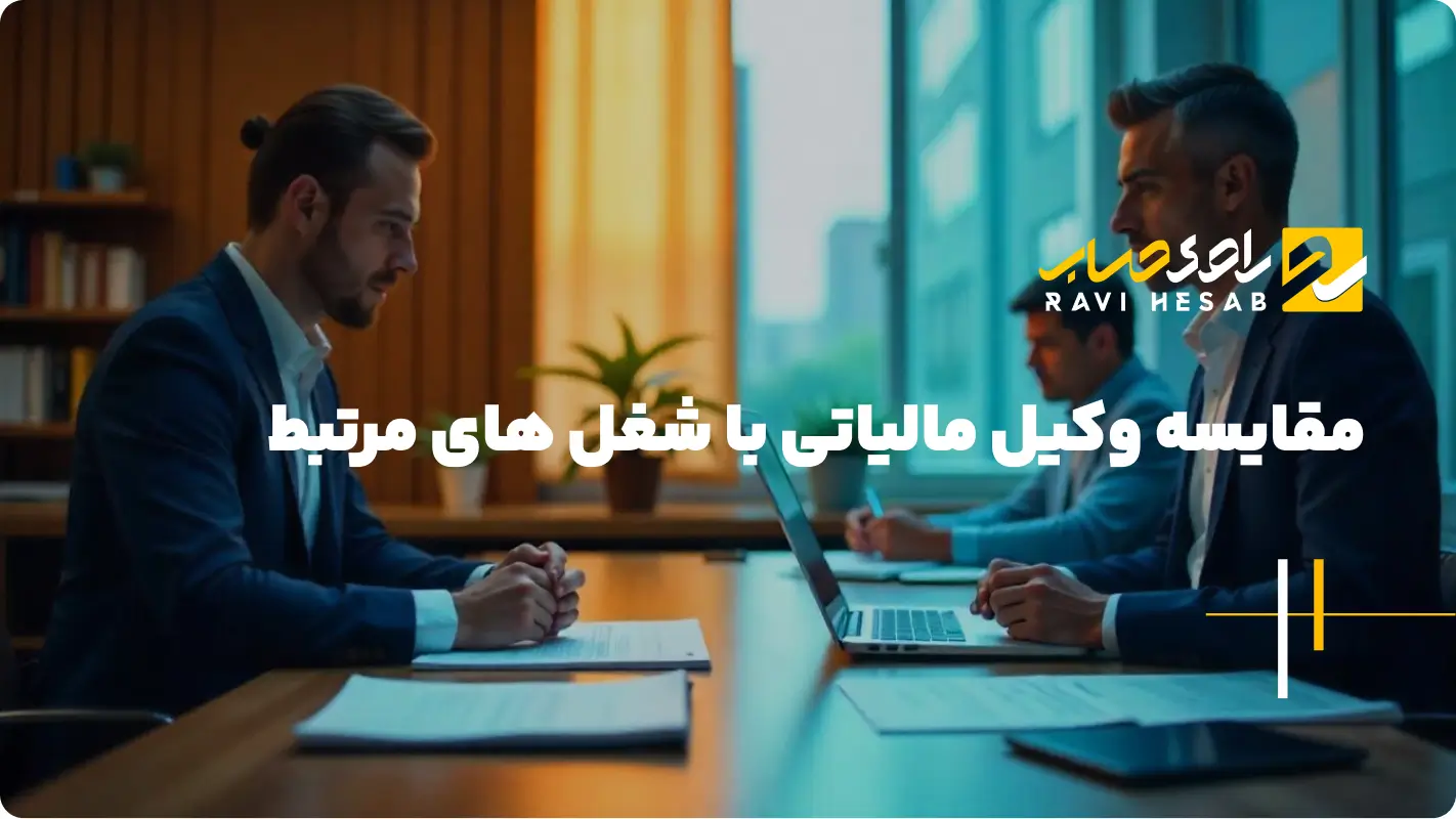  مقایسه وکیل مالیاتی با شغل های مرتبط