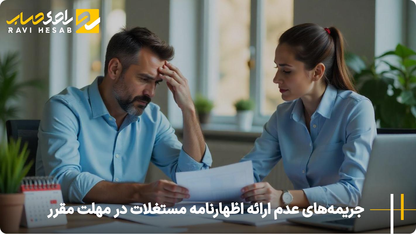 جریمه‌های عدم ارائه اظهارنامه مستغلات در مهلت مقرر