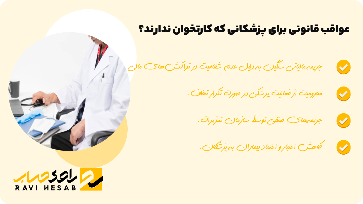عواقب پزشکانی که کارتخوان ندارند
