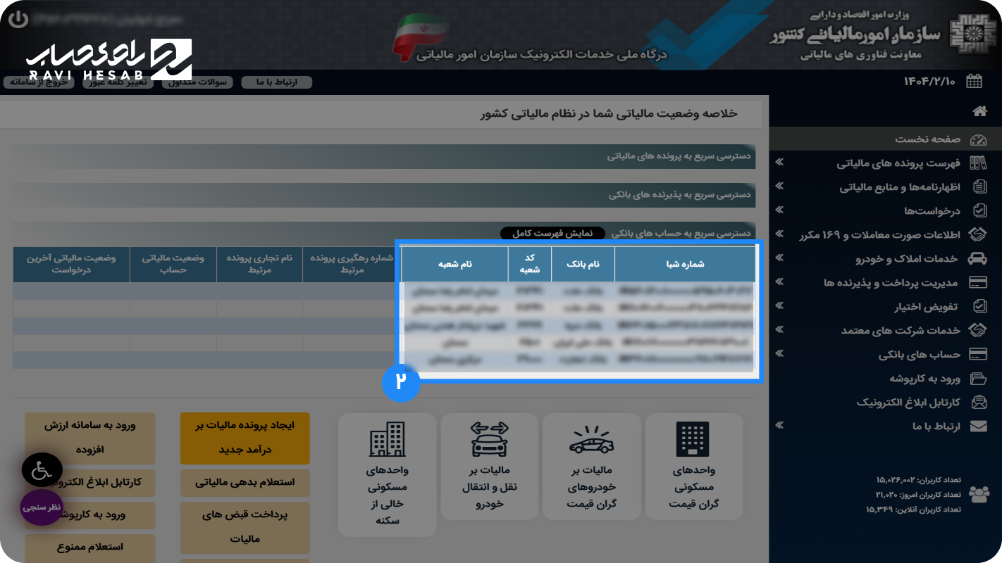گام دوم تکمیل اطلاعات هویتی و مالی